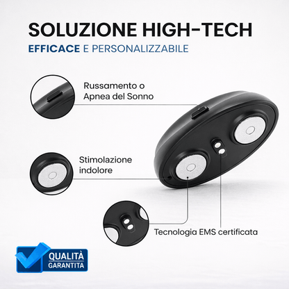 VitaPuls™ | Il Dispositivo EMS che Elimina il Russamento alla Radice