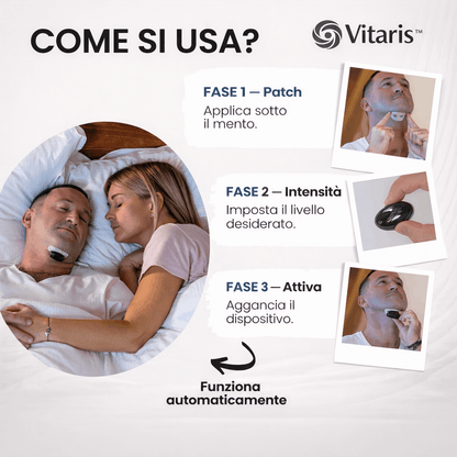 VitaPuls™ | Il Dispositivo EMS che Elimina il Russamento alla Radice