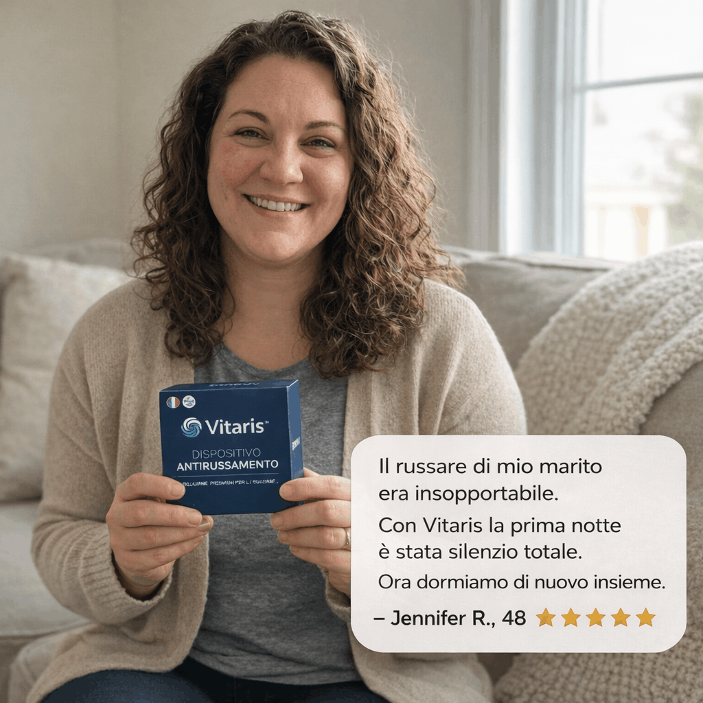 Vitaris™ — Dispositivo Anti-Russamento Regolabile e Certificato