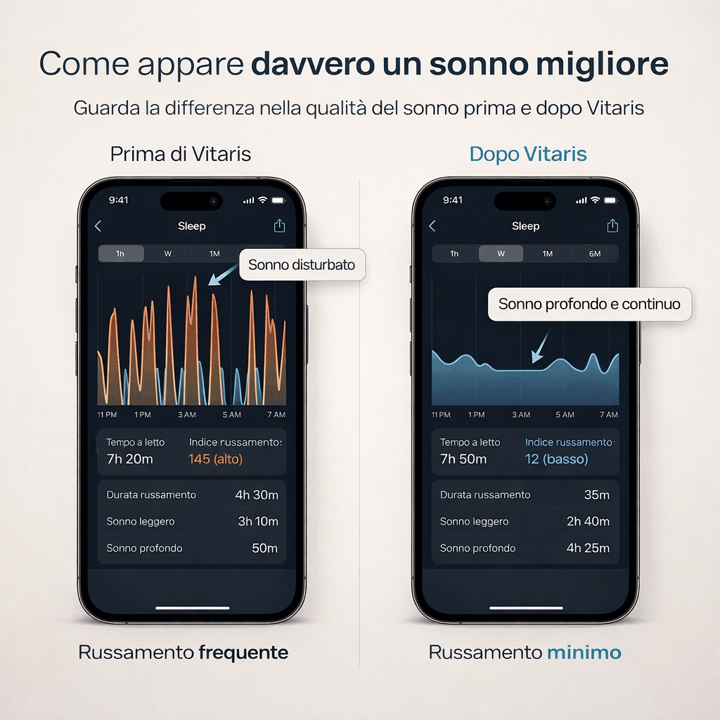 Vitaris™ – Smetti di Russare Dalla Prima Notte