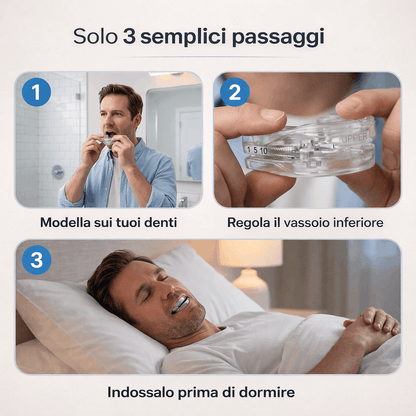 Vitaris™ — Dispositivo Anti-Russamento Regolabile e Certificato