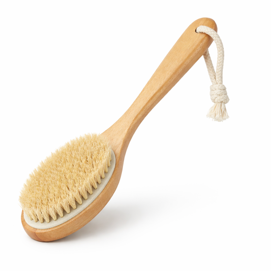 Dry Body Brush with Natural Bristles Spa