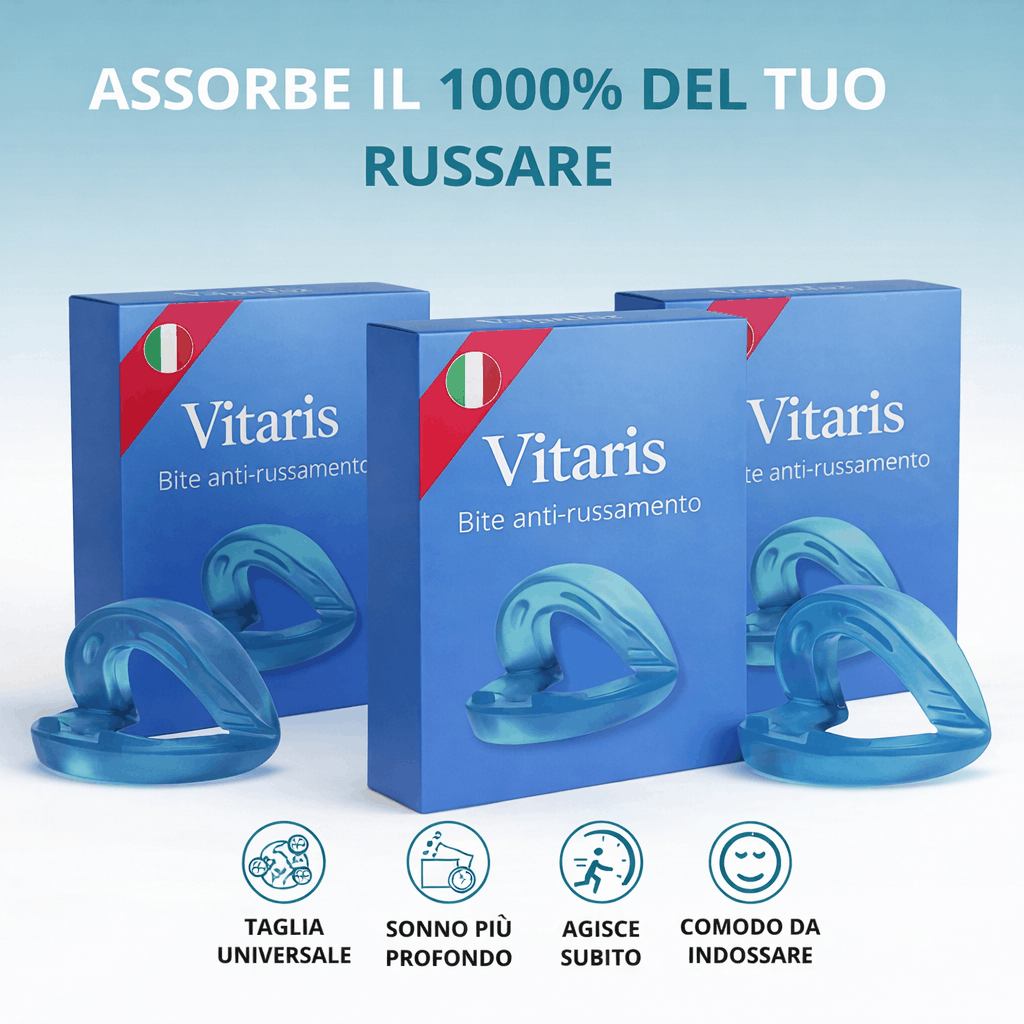 Vitaris™ – Smetti di Russare Dalla Prima Notte
