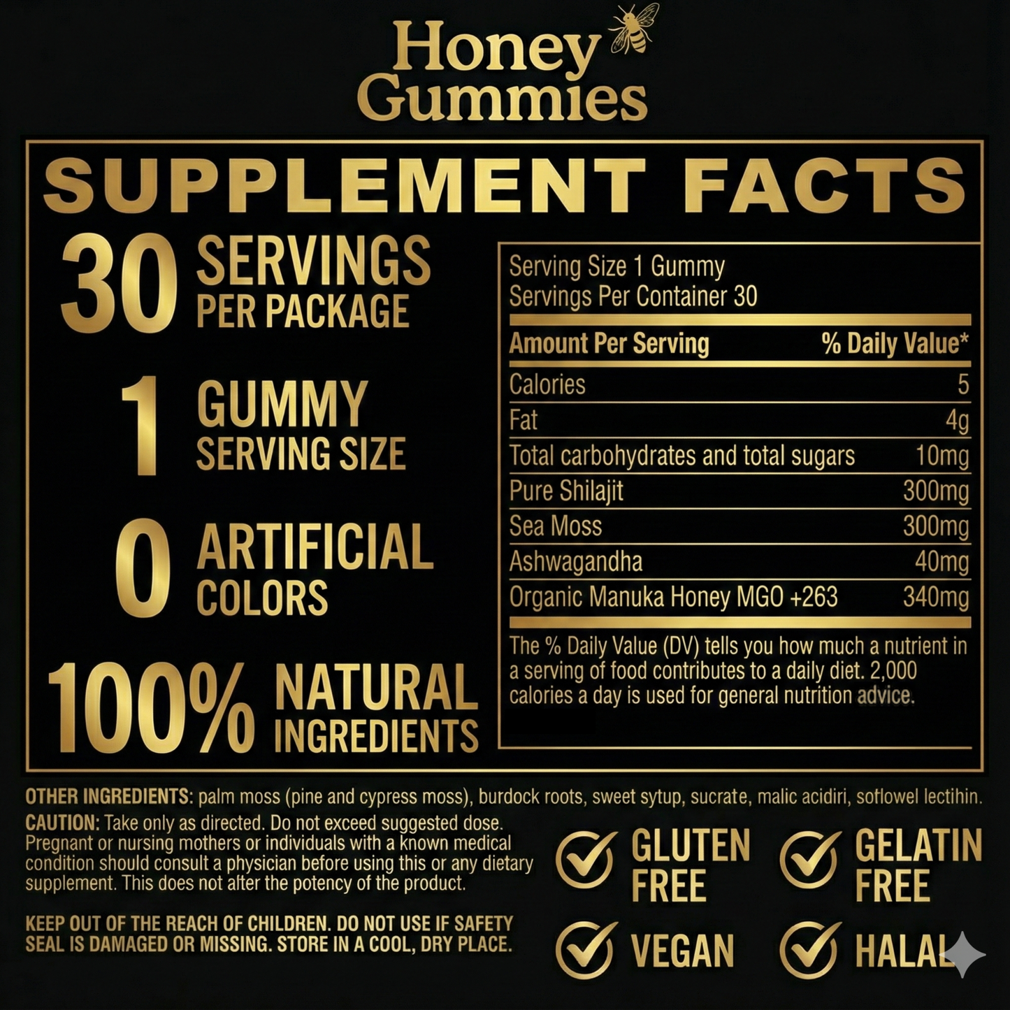 Vitaris Honey Gummies - Vitality Booster
